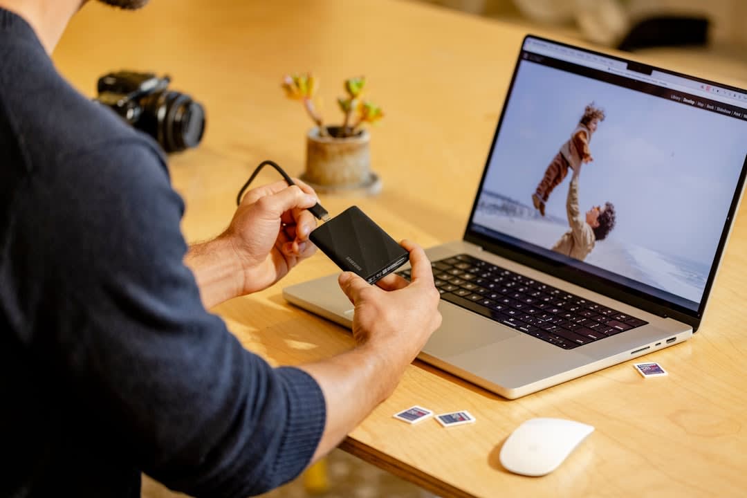 Connessione SSD per backup